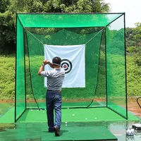 Golf cage exerciser golf practice net