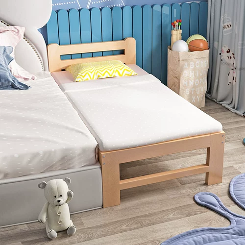 Детская кроватка из натурального дерева для приставной кровати для принцессы для мальчиков