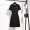 Short sleeved dress (black)
