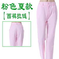 Женские розовые летние брюки