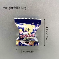 Сиреневый магнит на холодильник, с медвежатами