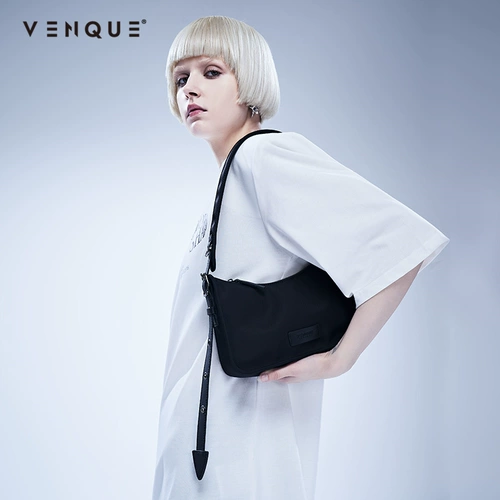 Сумка подмышку, небольшая сумка через плечо, черная сумка на одно плечо, городской стиль