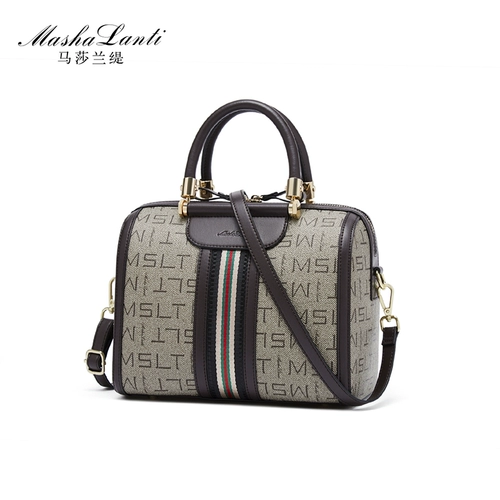 Вместительная и большая сумка на одно плечо, бостонская сумка