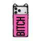 BITCH Leopard Print iPhone Case for iPhone 13 – 17