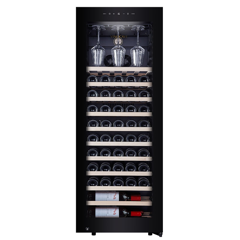 Vinocave / Vikaff JC-170A red wine cabinet constant temperature wine cabinet home thin ice bar wind cold wine refrigerator (1627207:28341:sort by color:black)