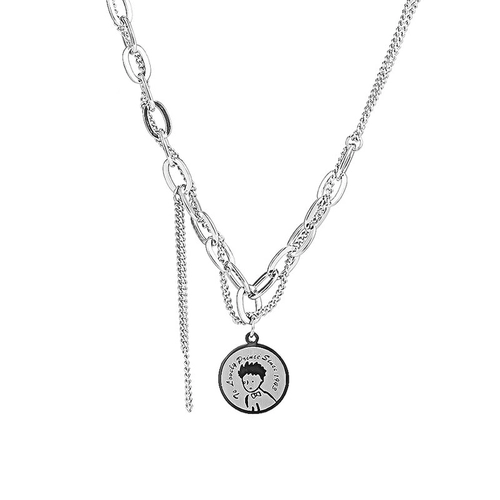 Подвеска в стиле хип-хоп с кисточками, небольшое дизайнерское мужское ожерелье, официальный продукт, тренд сезона