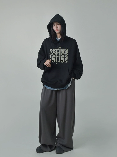 Толстовка с капюшоном, спортивный комплект для отдыха, куртка, 14 года, осенняя, свободный крой