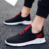 Демисезонная мужская спортивная обувь, высокие кроссовки, тканевые рабочие туфли, тренд сезона