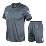 Спортивный костюм, шорты, футбольные штаны для тренировок для бадминтона, короткий рукав, оверсайз, для бега