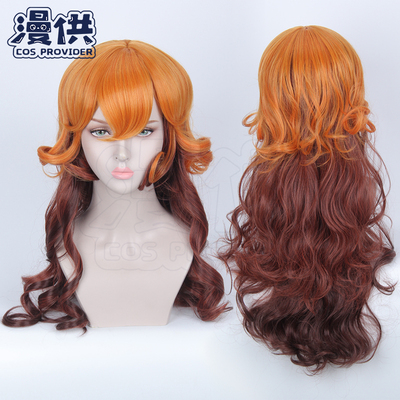 taobao agent Lubang III Peak Fuzi COS COS wigs of large rolls of large gradient color fit
