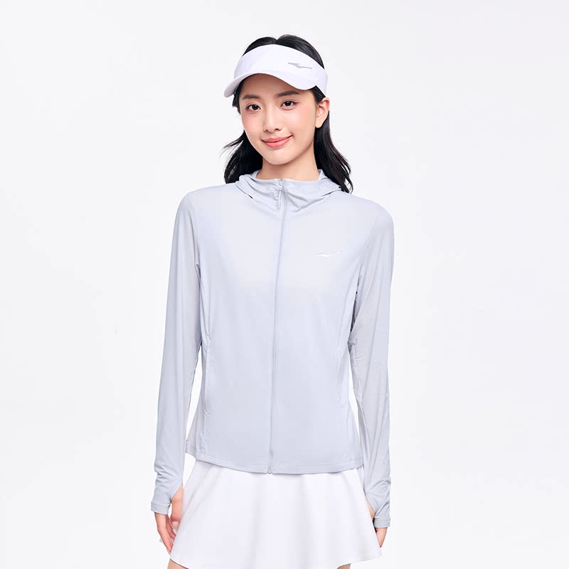 鸿星尔克防晒衣女款夏季新款女士冰丝防晒服妈妈轻薄透气外套衣服
