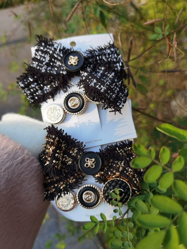 Импортный демисезонный аксессуар для волос, плетеная заколка для волос с бантиком, в корейском стиле, японские и корейские