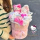 Deluxe версия/переменная котенка раунд 48 см. Подарочный пакет+Light String+поздравительная карта