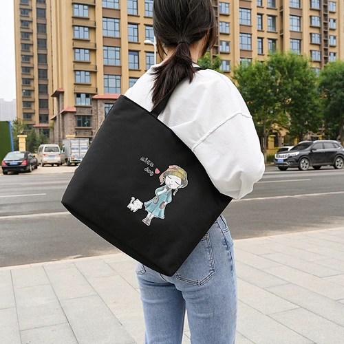 Шоппер, портативная модная вместительная и большая льняная сумка для выхода на улицу, сумка через плечо