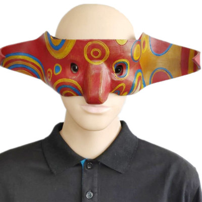 taobao agent Half -faced new police story Mask Yanzu's fake dance party mask party Facebook Mask Douyin Halloween props