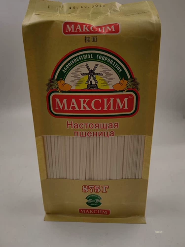Российская импортная муку сырья, висящая лапша с лапшой для детской лапши не -ротационной неаддитивной, без пищи, дополнительные продукты питания