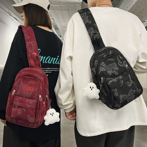 Сумка через плечо, брендовая спортивная нагрудная сумка, универсальный рюкзак, японская школьная юбка для школьников, сумка на одно плечо