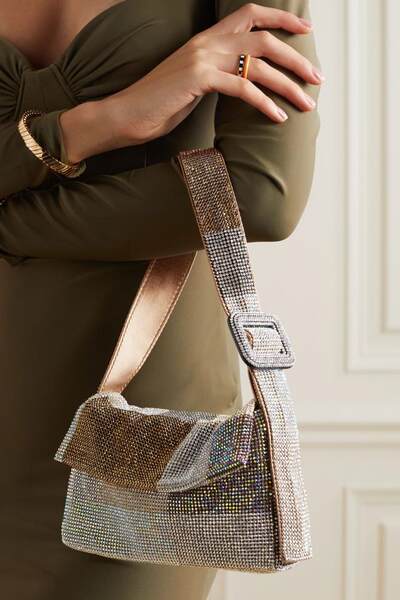 BENEDETTA BRUZZICHES Vitty La Mignon кристалл Декоративный атлас белье мешок