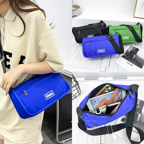 Вместительная и большая сумка на одно плечо, трендовые бретели, ткань оксфорд, простой и элегантный дизайн