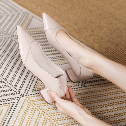 Обувь на высоком каблуке, универсальные туфли с заостренным носом, 2021 года