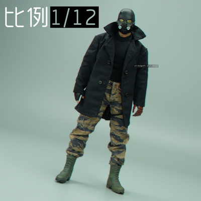 taobao agent Metal equipment, doll, jacket, scale 1:12, soldier, 6 inches