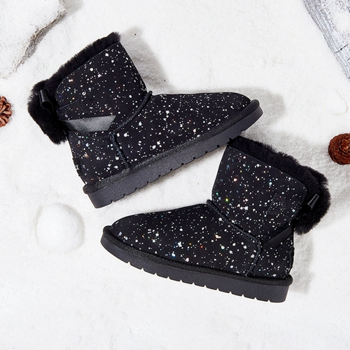 Утепленные детские зимние короткие сапоги, подходит для подростков