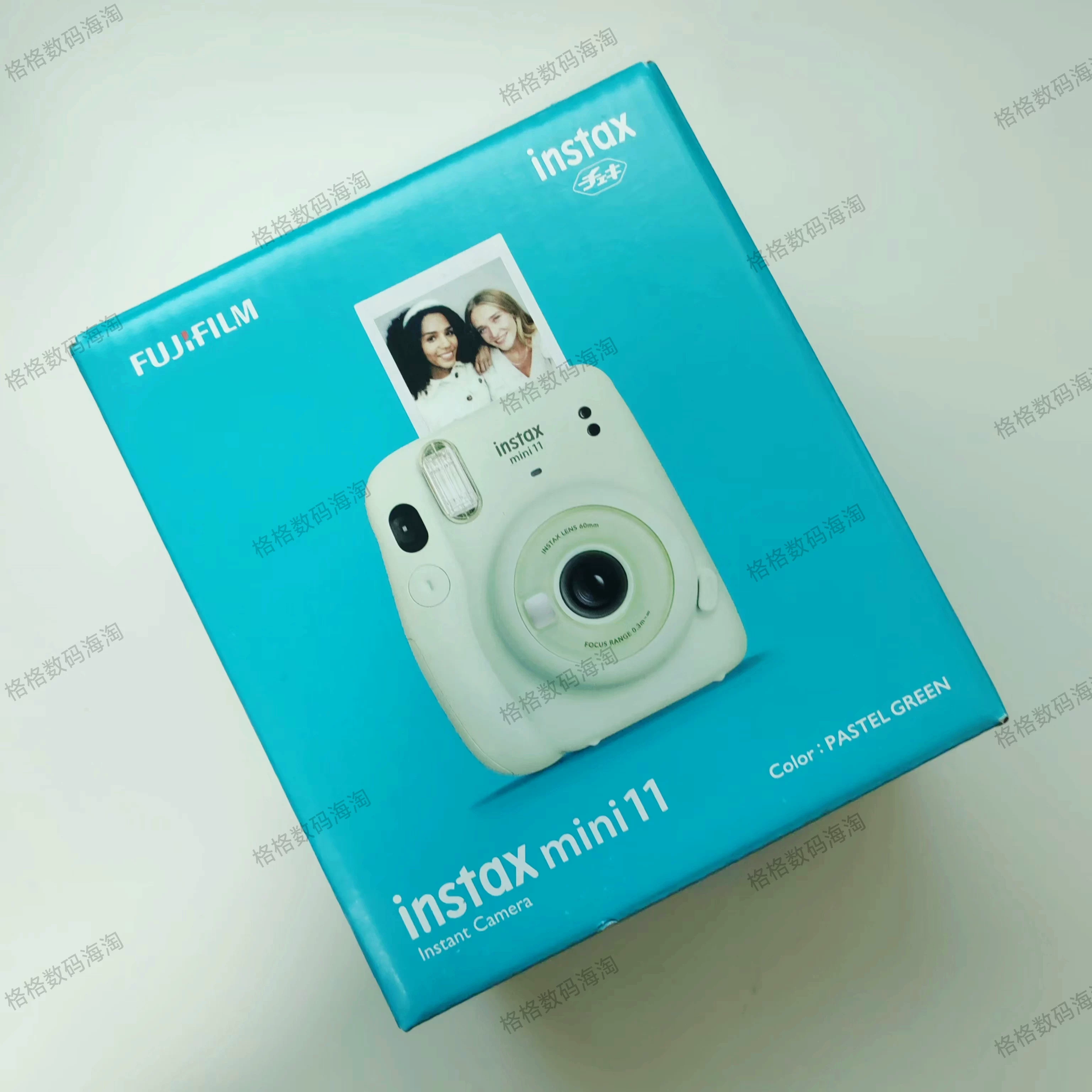 Фотоаппарат (Fuji) mini12 японская версия — мгновенная съёмка, пастельные цвета, шнурок и батареи
