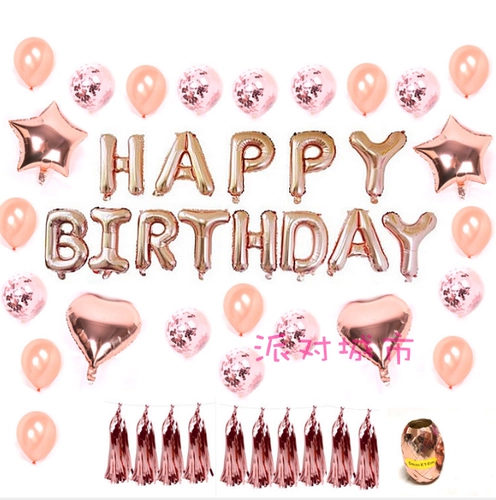 Золотой брендовый детский воздушный шар для взрослых, розовое золото, популярно в интернете