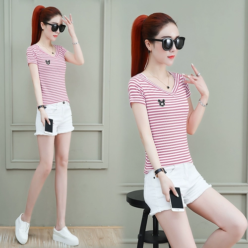 Tide, тонкая летняя футболка с коротким рукавом, облегающий крой, 2022, подходит для подростков