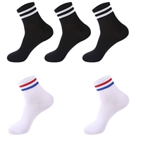 Черный белый белый цвет мужчин 3+белый красный и синий два бар 2