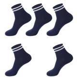 Спортивные носки для мальчиков, белые гольфы для школьников, средней длины, осенние