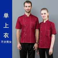 Красная футболка, короткий рукав