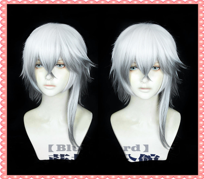 taobao agent [Blue beard] The white -gray gradient cos wigs of the cliff Xingxuexue family