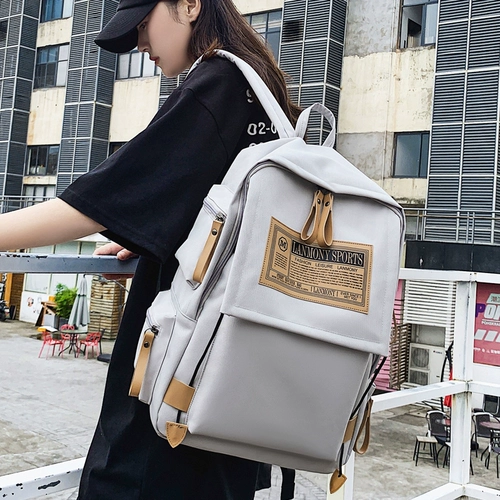 Модный школьный рюкзак, мужская вместительная и большая сумка через плечо для путешествий, коллекция 2021, для средней школы, подходит для студента