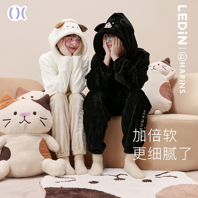 taobao agent Demi-season pijama, cute uniform with hood, set