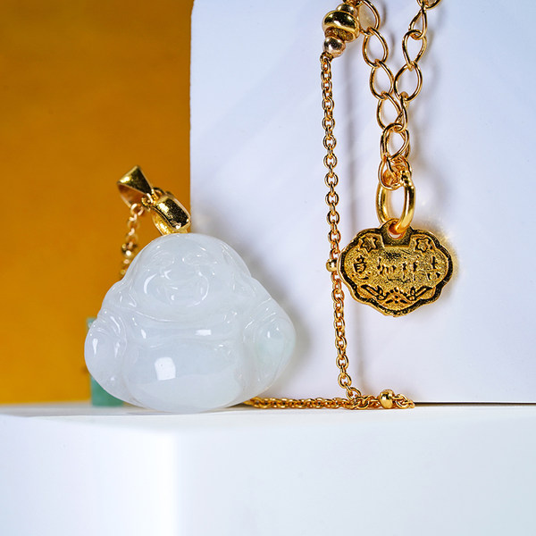 Изумрудный натуральный нефрит, реплика, металлическое ожерелье, свитер, серебро 925 пробы