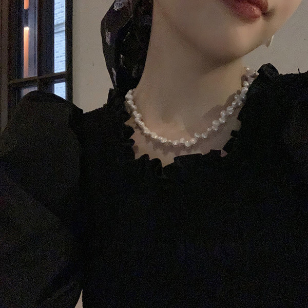 Натуральное ожерелье из жемчуга