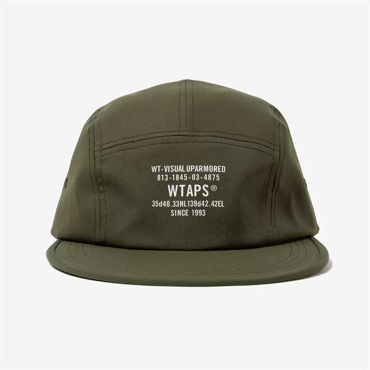 壹树WTAPS MILITIA/CAP/CTPL.TWILL.INGREDIENTS 刺绣棒球帽23AW-Taobao