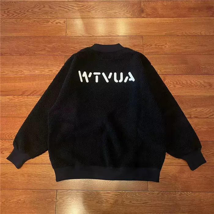 壹树国仓WTAPS LOCKS/SWEATER/COTTON 圆领标志印花卫衣22AW-Taobao