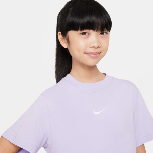 Nike, хлопковая мягкая футболка для отдыха, подходит для подростков, с вышивкой