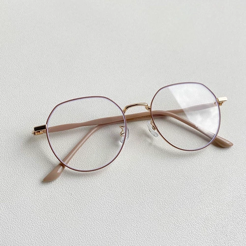 Чай с молоком, сверхлегкие ретро очки, в корейском стиле