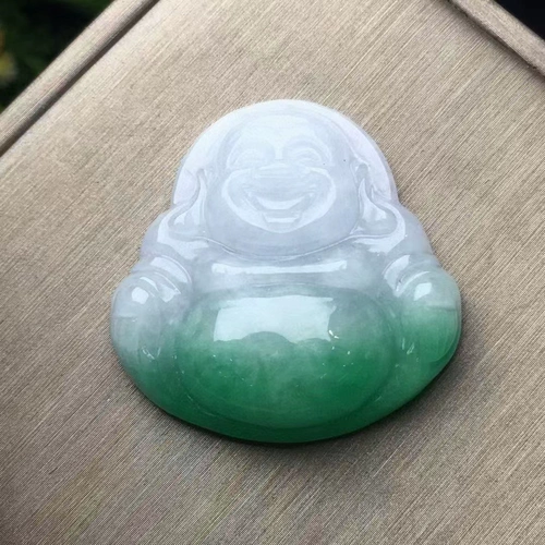 Изумрудная ретро подвеска из нефрита для влюбленных, инкрустация камня подходит для мужчин и женщин, имитация льда