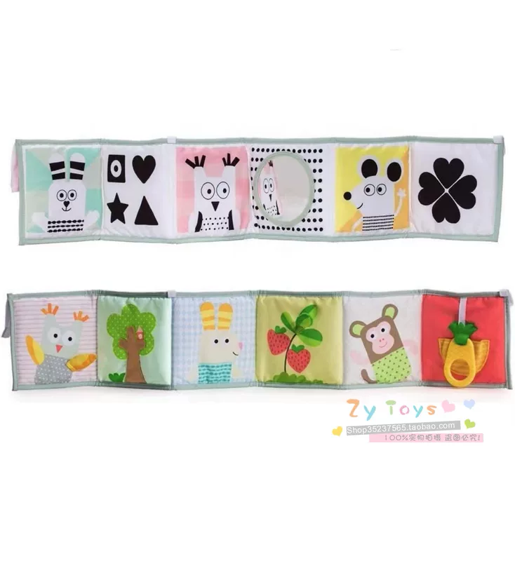TAF TOYS Детские бортики для малыша, плащ, тканевая книга, трёхмерная игрушка, не рвётся, раннее образование
