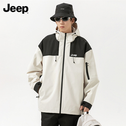 Jeep男女冲锋防泼水吉普外套
