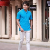 Дышащая летняя футболка polo для работы, короткий рукав, впитывает пот и запах, делается под заказ, с печатью вашего логотипа