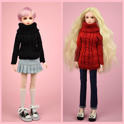 taobao agent Doll, woolen clothing, top, multicoloured sweatshirt, sweater