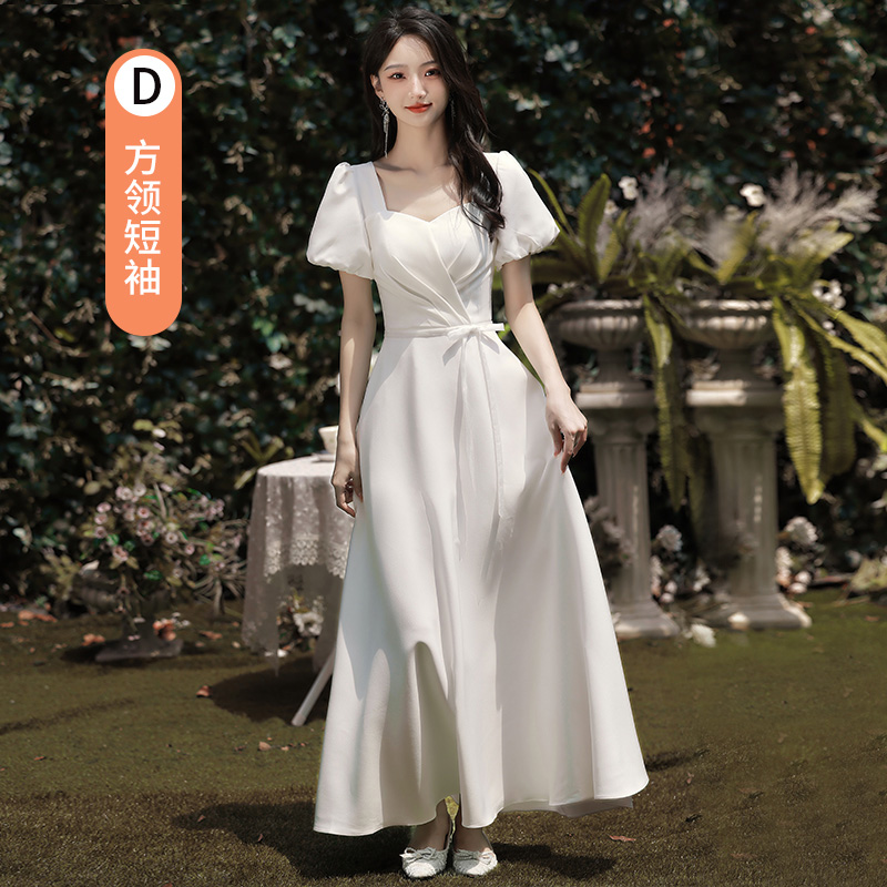  White long D style-235+XXXL   + $3.14 