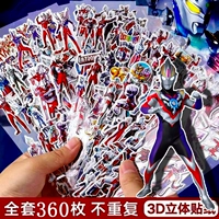 Ultra, Ультрамен Тига, наклейка, 3D