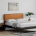Aerobic Welsh giường da / giường da sang trọng nhẹ Giường cưới tối giản hiện đại Giường da nghệ thuật Bắc Âu Giường đôi Ý - Giường