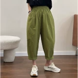 Летние тонкие штаны, большой размер, оверсайз, свободный крой